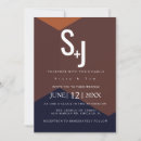 Search for terracotta and navy wedding invitations Orange