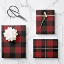 Search for red and black plaid wrapping paper Trendy