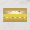 Search for makeup loyalty cards Gold foil