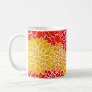 Search for red orange mugs Floral