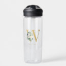 Search for floral water bottles Initial