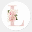 Search for pink monogram l stickers For her