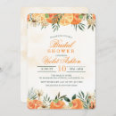 Search for orange bridal shower invitations Citrus