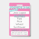 Search for food allergy id badges Alert