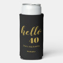 Search for 40th birthday can coolers Black