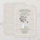 Search for vintage flowers wedding invitations Chic