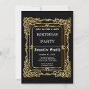 Search for vintage 40th birthday invitations Elegant