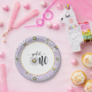 Search for daisy plates Daisy first birthday