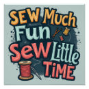 Search for sew posters Sewing pun