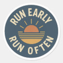 Search for run stickers Marathon training