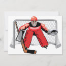 Search for ice hockey invitations Goalie