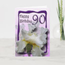 Search for purple iris flower birthday cards White