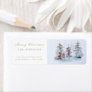 Search for whimsical tree return address labels Festive