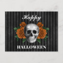 Search for floral skull postcards Orange