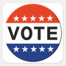 Search for votes stickers Red