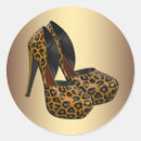 Search for high heel shoe birthday stickers Black