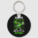 Search for st patricks birthday key rings Four leaf clover
