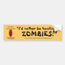 Search for zombies bumper stickers Hunting