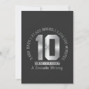Search for 10 invitations 10th anniversary