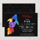 Search for outer space invitations Watercolor