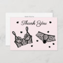 Search for pink black wedding thank you cards Lace