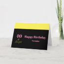 Search for black and yellow birthday cards For her