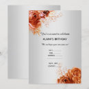 Search for orange silver invitations Floral