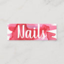 Search for nail technician business cards Salon
