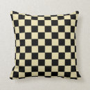 Search for black and beige cushions Chequered