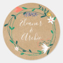 Search for country rustic wedding stickers Simple