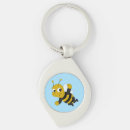 Search for bee illustration key rings Yellow