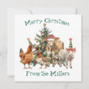 Search for farm animal christmas cards Tree