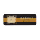Search for gatsby return address labels Gold