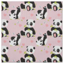 Search for panda fabric Pink