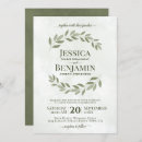 Search for olive leaves invitation wedding invitations Elegant script calligraphy