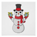 Search for snowman posters Xmas
