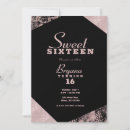 Search for rose gold geometric invitations Minimal