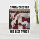 Search for santa claus naughty list cards Funny