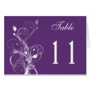 Search for purple table cards Flowers