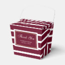Search for burgundy and gold wedding favour boxes Thank you