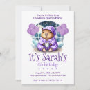 Search for pajamas birthday invitations Pink