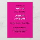 Search for girl christening invitations Modern baptism