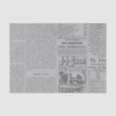 Search for newspaper tissue paper Vintage