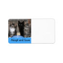 Search for rescue cats return address labels Animals