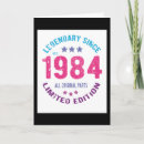 Search for 1984 birthday cards Vintage