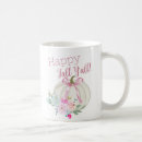 Search for pink pumpkin mugs Watercolor
