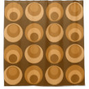 Search for 1960s pattern shower curtains Brown