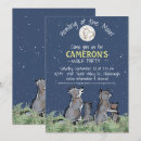 Search for wolves invitations Howling at the moon