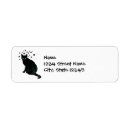 Search for black cat return address labels Pet