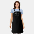 Search for black calligraphy aprons Mother